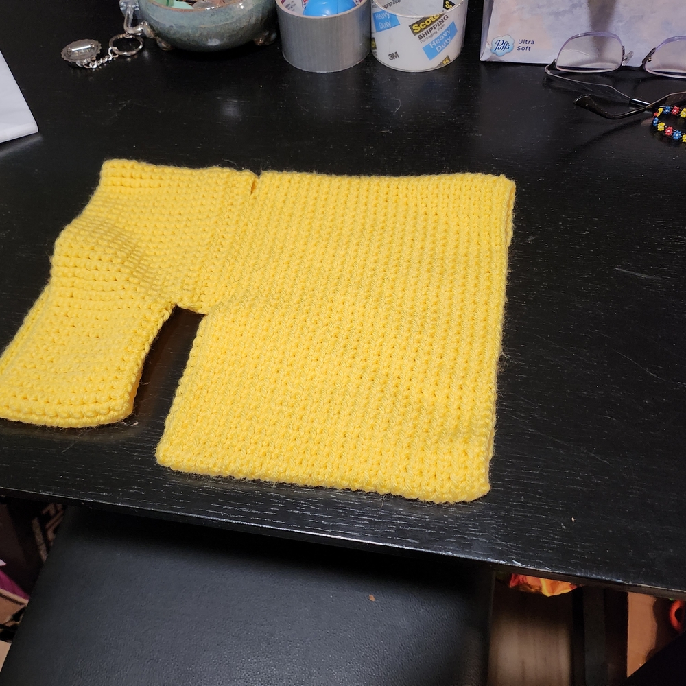 Handmade Yellow Knit Sweater